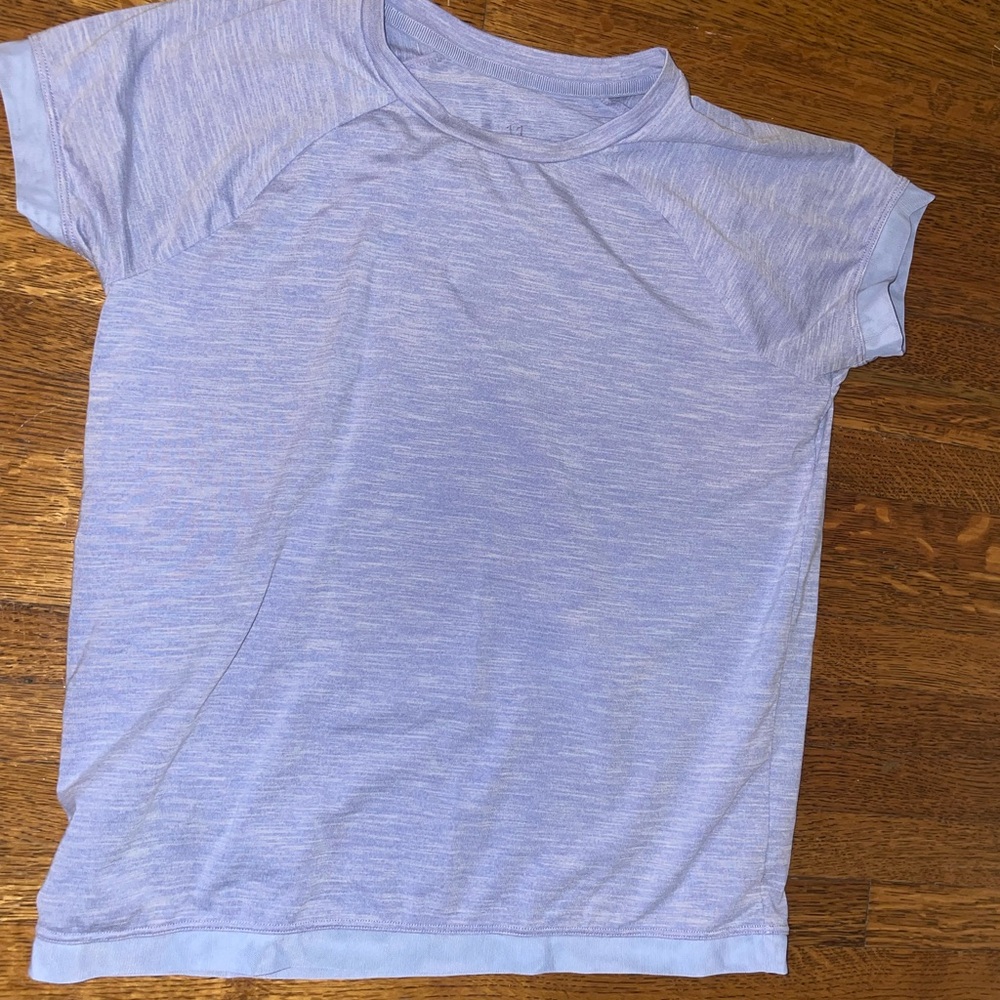 Athleta girl hardly worn purple shirt girls size 14/xL